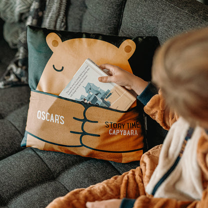 The Story Pocket Cushion - Capybara