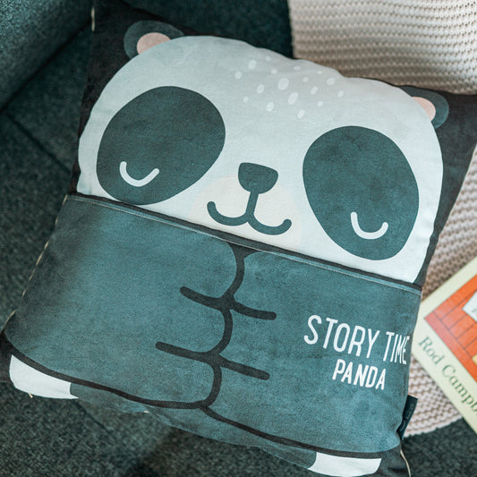 The Story Pocket Cushion - Panda